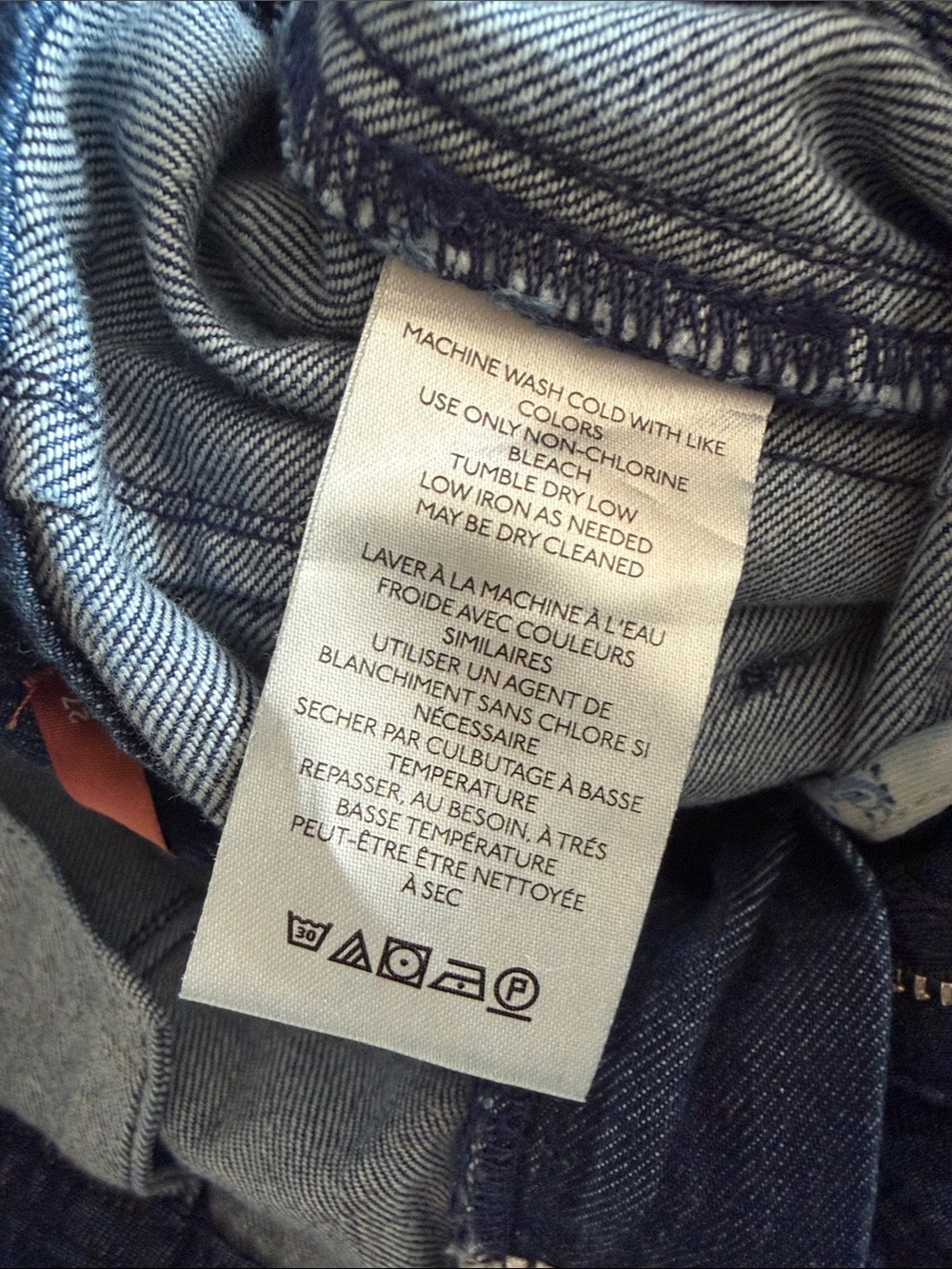 Pilcro Anthropologie Palazzo Wide-leg Flare High-Waisted Dark Blue Jeans size 27 - Picture 6 of 10